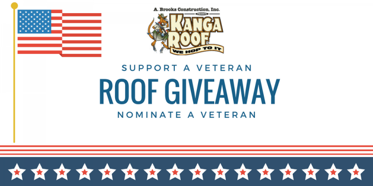 Support a veteran roof giveaway 28129