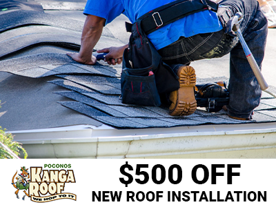 $500 off new roof installation