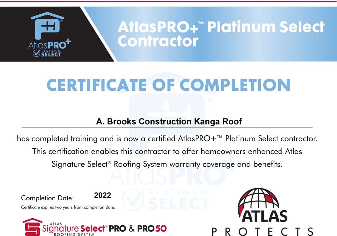 Atlas 2022 certification