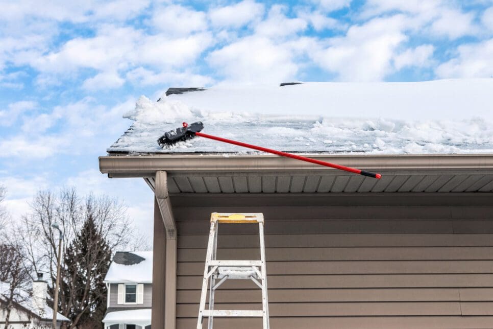 Ice Dam Removal in Poconos PA | A. Brooks Construction Kanga Roof